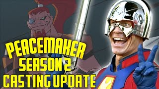 Peacemaker Season 2 Update LEGION OF SUPERHEROE Villain Casting Update DCU News [upl. by Gettings882]