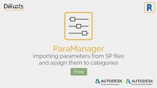 ParaManager  Revit Addin Tutorial  Import Parameters from SP files and assign them to Categories [upl. by Tacy]