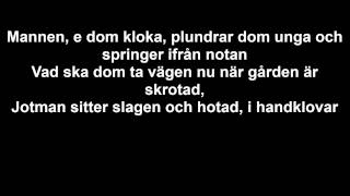 Aki  När solen går ner feat Kapten Röd Lyrics [upl. by Sices]