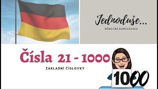 Čísla 21 až 1000 Nauč se číslovky v němčině jednoduše [upl. by Latsyrcal]