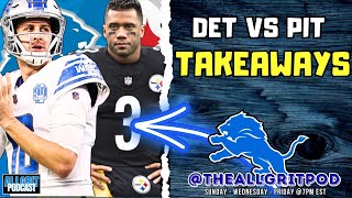 Detroit Lions News amp Rumors Lions Vs Steelers Takeaways [upl. by Dart]