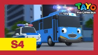 Tayo deutsch Spielzeit 4 l 18 Tayo wird Polizeibeamter l Cartoon für Kinder l Tayo Der Kleine Bus [upl. by Coulombe]