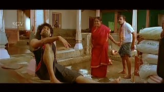 Radhika Pandit Kiss Yash to Win in Kabaddi Game  RockingStar Yash Comedy Scenes from Kannada Movies [upl. by Kirt235]