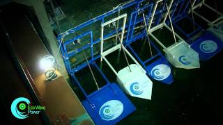 Eco Wave Power small scale wave energy generation system flv [upl. by Bergeman833]