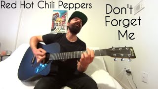 Dont Forget Me  Red Hot Chili Peppers Acoustic Cover by Joel Goguen [upl. by Bushweller]