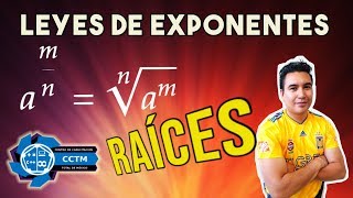 Exponentes con fracciones Raíces  Leyes de los exponentes Matemáticas Básicas  ¡Muy fácil [upl. by Ahsein31]