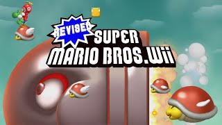 Revised Super Mario BrosWii 24 Walkthrough 100 [upl. by Aramahs]