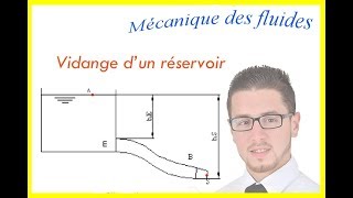 Vidange dun réservoir  Relation de Bernoulli [upl. by Suivatnod]