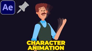 Character Animation Tutorial in After Effects  Puppet Pin Tool [upl. by Hars]