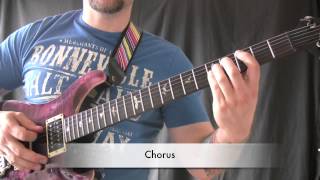 Changing Man Guitar Tutorial by Paul Weller Including Solos [upl. by Shayna232]