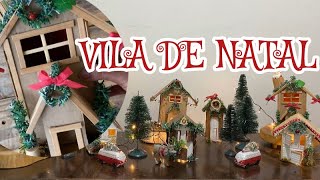 DECORAÇÃO DE NATAL VILA NATALINA COMO FAZER [upl. by Amer473]