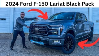 2024 Ford F150 Lariat Black Pack  Whats New With The 2024 F150 Lariat 502a Everything You Need [upl. by Pavyer]