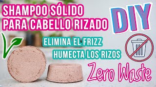 SHAMPOO SÓLIDO PARA CABELLO RIZADO  DIY CERO BASURA  Mixi ByVisan [upl. by Esiom136]