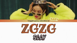 SAAY  ZGZG LYRICS HANROMENG [upl. by Goltz257]