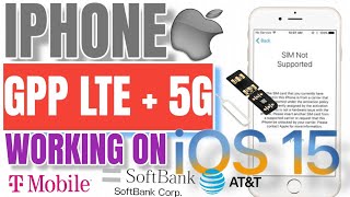 GPP LTE  5G Working on iOs 15 IPHONE X to 13Pro Max [upl. by Cath]