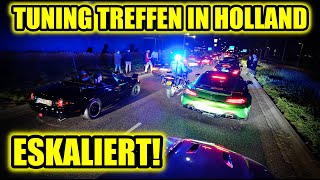 Tuning Treff in Holland eskaliert nach Polizei Großeinsatz in Deutschland [upl. by Persis413]