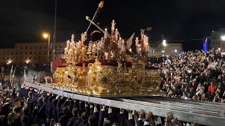 Semana Santa 2024 Cofradía de Nueva Esperanza en Tribuna de los Pobres y Carreteria Málaga [upl. by Bloem70]