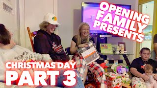 CHRISTMAS DAY Part 3  OPENING FAMILY PRESENTS  Family 5 Vlogs [upl. by Aicilaana]