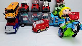 🔴Satisfying with Unboxing Various Train Bus Bicycle Toys Fire Truck Series Toy  ASMR Unboxing Toy [upl. by Loria]