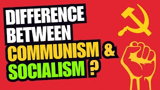 Difference between Socialism and Communism  Socialism vs Communism Difference [upl. by Corliss]