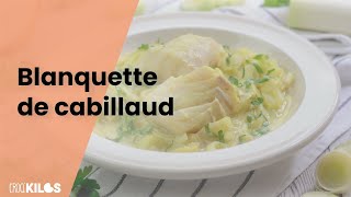 Blanquette de cabillaud RECETTE Une blanquette de poisson blanc [upl. by Nazario]