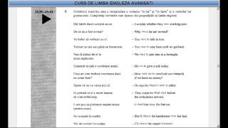 Curs de limba Engleza nivel Avansati temadictionar   Lectia 15 [upl. by Nnylsoj]