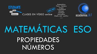 Propiedades Números Reales conmutativa asociativa distributiva cerradura elemento neutro [upl. by Aerdna]