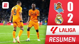 REAL MADRID sacó un complicado triunfo ante REAL SOCIEDAD con goles de VINICIUS y MBAPPÉ  La Liga [upl. by Wilda794]