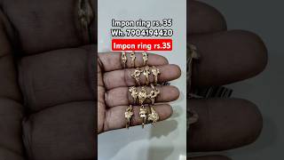 Impon ring rs35ss rose collectionspanchalogamplain ring shortsfeedjewellerytrendingdeepavali [upl. by Benedict111]