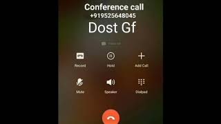 call ringtone VS Dost ke Gf ke sath call prank call recording [upl. by Edivad]