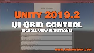 UI Grid Tutorial scroll view with buttons [upl. by Vanthe]