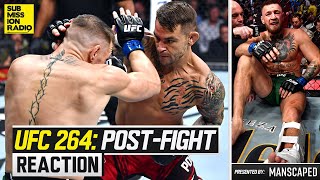 UFC 264 REACTION Poirier Beats McGregor AGAIN Conors Leg Injury McGregor Era Over [upl. by Egnalos]