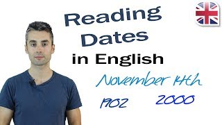 How To Read Dates In English  Spoken English Lesson [upl. by Otilopih]