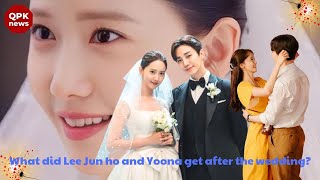 What did Lee Jun ho and Yoona get after the wedding  QPK news [upl. by Ilatfen]