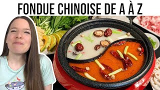 LA VRAIE FONDUE CHINOISE HOT POT  BOUILLONS DOUX ET PIQUANT  FAITS DE A à Z  HOP DANS LE WOK [upl. by Attiuqihc941]