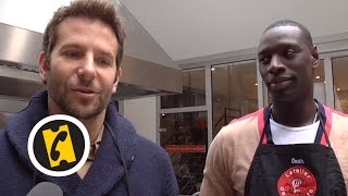 En cuisine avec Bradley Cooper et Omar Sy  A Vif   2015 [upl. by Adriell]