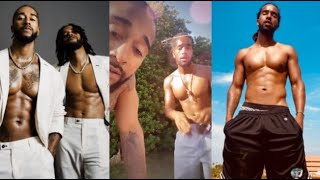 Sexy Brothers Omarion and Oryan Dancing Shirtless on Instagram Live [upl. by Nosraep]