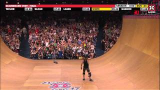 Shaun White and PierreLuc Gagnon 2011 Skateboard Vert Battle for Gold  World of X Games [upl. by Hughmanick]