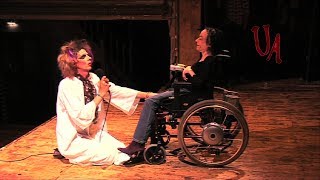 Unbelievable David Hoyle Cures Woman In A Wheelchair Live [upl. by Akinna217]