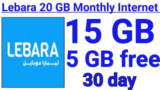 how do I subscribe lebara sim 20 gb internet Package Monthly  lebara sim 5GB free social data [upl. by Eivlys]