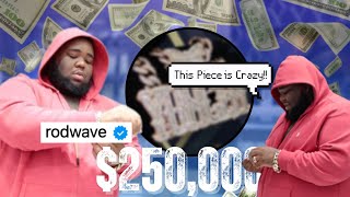 Rod Wave celebrates his new album by dropping 250000 at Jewelry Unlimited [upl. by Ariana]