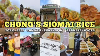 Chongs Siomai Rice  Pork Beef Chicken Sharsfin Japanese amp Gyoza  Exploring Pampanga [upl. by Inverson72]