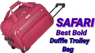 Safari Duffle trolley Big size light weight for travel [upl. by Arabele957]