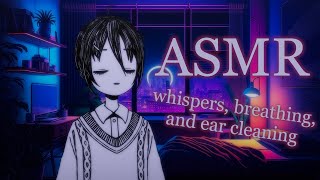 【ASMR】cozy whispers and ear cleaning sounds for sleep 😴 [upl. by Hallett]