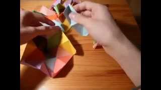 Origami lesser stellated dodecahedron by Meenakshi Mukhopadh [upl. by Etennaej]