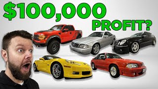 I bought 5 cars  Did I MAKE MONEY on them [upl. by Anohr]