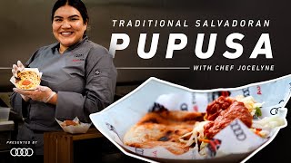 How to Make Traditional Salvadoran Pupusas  Cooking with Audi [upl. by Andre]