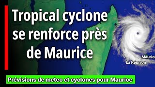 Prévision du 26 Mars 2024  «Météo et prévisions de cyclone pour l’Île Maurice et la Réunion» meteo [upl. by Kippy]