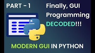 PyQt Tutorial for Beginners Create a Simple GUI in Python using PyQt  PART 1 [upl. by Erreid]