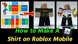 How to Make A Shirt on Roblox Mobile AndroidiPhone  Create a Shirt on Roblox Mobile [upl. by Read]